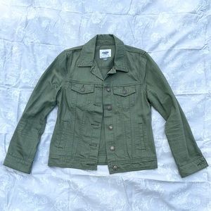 Olive green Jean jacket